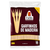Imagem da oferta Garfo Sobremesa Madeira c50 Un - Estilo