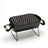 Imagem da oferta Churrasqueira em Aço Inox com Grelha 22cm