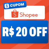 Imagem da oferta Cupom Shopee R$20 OFF em compras acima de R$60