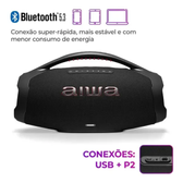 Imagem da oferta Caixa de Som AIWA Boombox Plus 200W Bivolt AWS-BBS-01-B