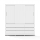 Imagem da oferta Guarda-Roupa Bartira Arezzo com 3 Portas e 9 Gavetas