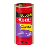Imagem da oferta Scotch 3m Fita De Empacotamento Corta Fácil 45 Mm X 40m 4 Rolos