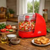 Imagem da oferta Mini Processador 500ml Kian 120w Cor Vermelho