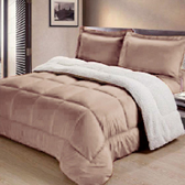 Imagem da oferta Edredom Casal Queen Cotex com Sherpa Pele de Carneiro Everest
