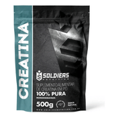 Imagem da oferta Creatina Monohidratada 500g Soldiers Nutrition 100% Pura Importada Alta Performance Músculo Treino