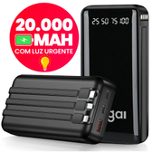 Imagem da oferta Power Bank 20000mAh Carregador Portátil com Lanterna Display Digital Carregamento Rápido para Celular Viage