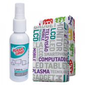 Imagem da oferta Kit FlashLimp com 2 Esponjas em Microfibra e 1 Limpa Telas Spray