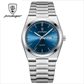 Imagem da oferta Relógio Poedagar Classic 930 Masculino De Quartzo Com Calendário E Fundo Azul
