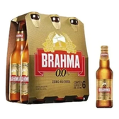Imagem da oferta Cerveja Brahma Chopp Zero Long Neck 355ml Kit Com 6 Unidades