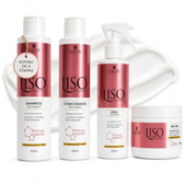 Imagem da oferta Kit Lakose Liso Absoluto Shampoo Condicionador Máscara e Spray 4 Passos