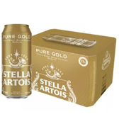 Imagem da oferta Cerveja Sem Glúten Stella Artois, Pure Gold, Lata 473ml, Pack com 12 unidades