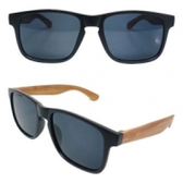Imagem da oferta Óculos De Sol Quadrado Doxa Bambu com Proteção UV Cinza-escuro