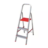 Imagem da oferta Escada Dobrável em Alumínio 3 Degraus ESC0062 - Botafogo