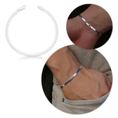 Imagem da oferta Pulseira Prata 925 Laminada 3mm Masculina Argennti