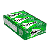 Imagem da oferta Chiclete Trident Menta Sem Açúcar - Caixa com 21 unid de 8g