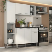 Imagem da oferta Armário De Cozinha Compacta Smart Multimóveis Mp2220 Cor Branco