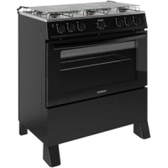 Imagem da oferta Fogão 6 Bocas a Gás Itatiaia Star New com Acendimento Automático e Forno 82l Preto Bivolt