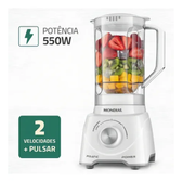 Imagem da oferta Liquidificador Pratic Power Mondial 550W L-97-W