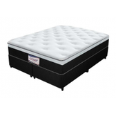 Imagem da oferta Cama Box + Colchão Queen Size Plumatex Lisboa com Pillow Inn e Molas Ensacadas 62x158x198 cm