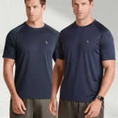 Imagem da oferta Kit 2 Camiseta Dry Fit Lupo