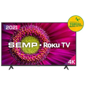 Imagem da oferta Smart TV Semp Roku LED 50” Rk8500 4k UHD HDR Wi-Fi Dual Band 4 HDMI 1 USB - 50RK8500