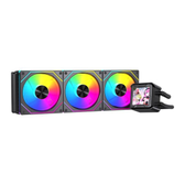 Imagem da oferta Water Cooler Acegeek CryoScreen 360, ARGB, 2.8 inch LCD, 360mm, Preto, AG-CRYOSCREEN360-BK