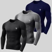 Imagem da oferta Kit 3 Camisetas Térmicas Masculina Segunda Pele