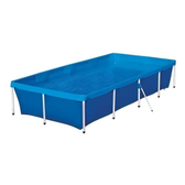 Imagem da oferta Piscina 3.000 Litros Botafogo - Aço Resistente Lona Pvc Durável E Fácil De Montar