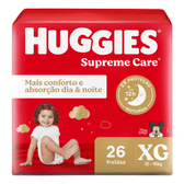 Imagem da oferta 4 Pacotes Huggies Fralda Descartável Máxima Proteção XG - 26 Un