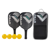 Imagem da oferta Kit Pickleball Lazer 2 Raquetes 4 Bolas e Bolsa Vollo