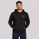 Imagem da oferta Moletom Flamengo Canguru All Black Masculino