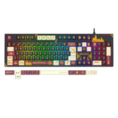 Imagem da oferta Teclado Mecânico Gamer Redragon Harry Potter Amsa Hogwarts Special Edition RGB Switch Marrom ABNT2 HP-592 RGB