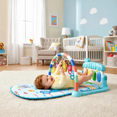 Imagem da oferta Tapete Bebê Atividades Musical Com Piano Interativo Azul