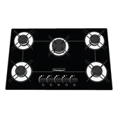 Imagem da oferta Cooktop 5 Bocas Ultra Chama Preto Trempe Aramada Bivolt Chamalux