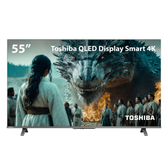 Imagem da oferta Smart TV QLED 55" 4K Toshiba Google TV 3 HDMI 2 USB Wi-Fi