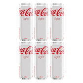 Imagem da oferta Pack de Refrigerante Coca-Cola Light Lata 310ml - 6 unidades