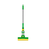 Imagem da oferta Mop Sek+ Lava e Seca Brilhus Bettanin | com Esponja de Alta Absorção, Cabo Retrátil de Inox até 89cm, para Limpeza Pesada em Pisos