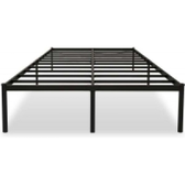 Imagem da oferta Cama de Casal 138x188cm, Estrutura Metálica Preta | Estrutura metálica resistente com ripas de suporte, boa estabilidade e espaço livre sob a cama.