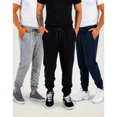 Imagem da oferta Kit 3 Calça Moletom Slim Jogger Masculino Adulto Treino Frio