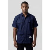 Imagem da oferta Camisa Masculina Colcci Sarja Bolsos Azul Marinho