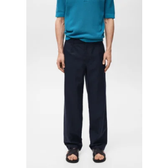 Imagem da oferta Calça Mango Reta David Azul-Marinho