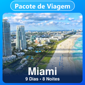 Imagem da oferta Pacote de Viagem para Miami: 9 Dias e 8 Noites com Hotel + Passagem Aérea