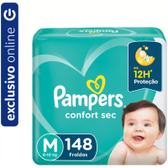 Imagem da oferta Fralda Pampers Confort Sec Jumbo M - 148 Unidades