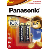 Imagem da oferta Pilha Alcalina Panasonic LR6XAB/2B CinzaAA (Pequena)