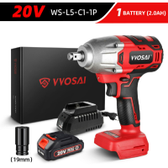 Imagem da oferta Chave de Impacto sem Fio Vvosai (Wosai) 20v 600N.mWS-L5-C1-1P
