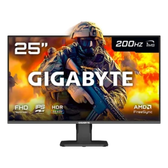 Imagem da oferta Monitor Gamer Gigabyte 25 Fhd 200Hz 1Ms Ips Vrr Freesync Premium Hdr 10 Alto Falante Embutido Gs25F2 Sa