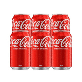 Imagem da oferta Pack de Coca-Cola Lata 350ML 6 unidades