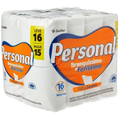 Imagem da oferta Personal Papel Higiênico Branquíssimo & Fofíssimo Folha Simples Leve 16 Pague 15 Rolos De 30 M