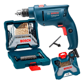 Imagem da oferta Furadeira Industrial Impacto Rev 450w Gsb 450 Re Bosch + Kit