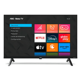 Imagem da oferta Smart TV AOC 40" FHD ROKU HDMI USB Conexão Wi-Fi - 40S5045/78G